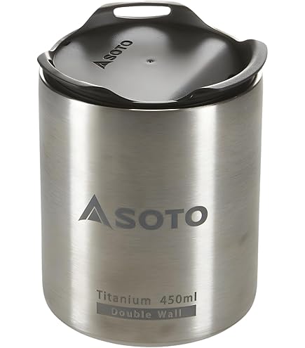 Amazon.com : SOTO Aero 450ml Titanium Backpacker Mug - Double Wall