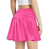 Zaclotre Girls Tennis Skirt with Shorts Pleated Back Kids Golf Skort Workout Running Sports Athletic Skirt with Pockets