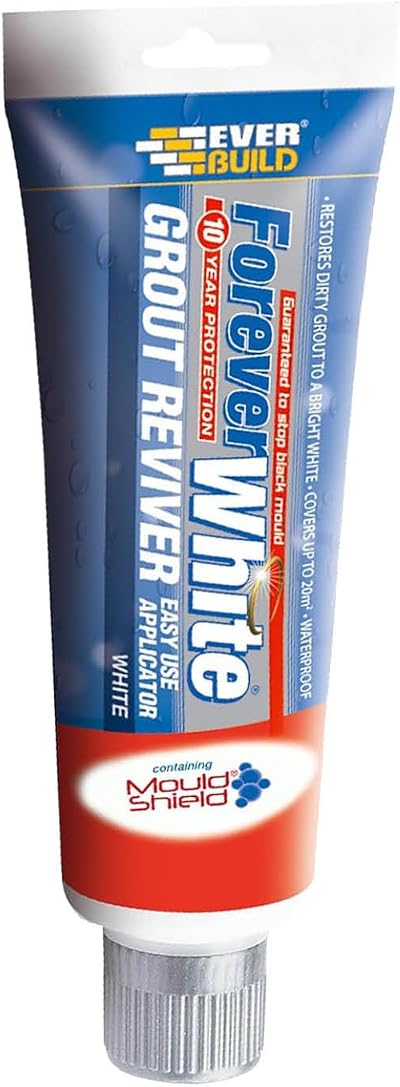 Everbuild Forever White Grout Reviver Arctic White 200ml Water Resistant Mould