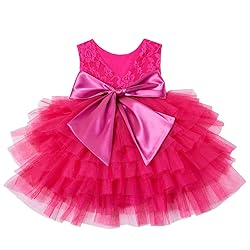 Cilucu Baby Girls Dress Toddler Kids Party Dress