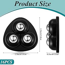 Honoson 24 Pcs Self Adhesive Caster Wheels