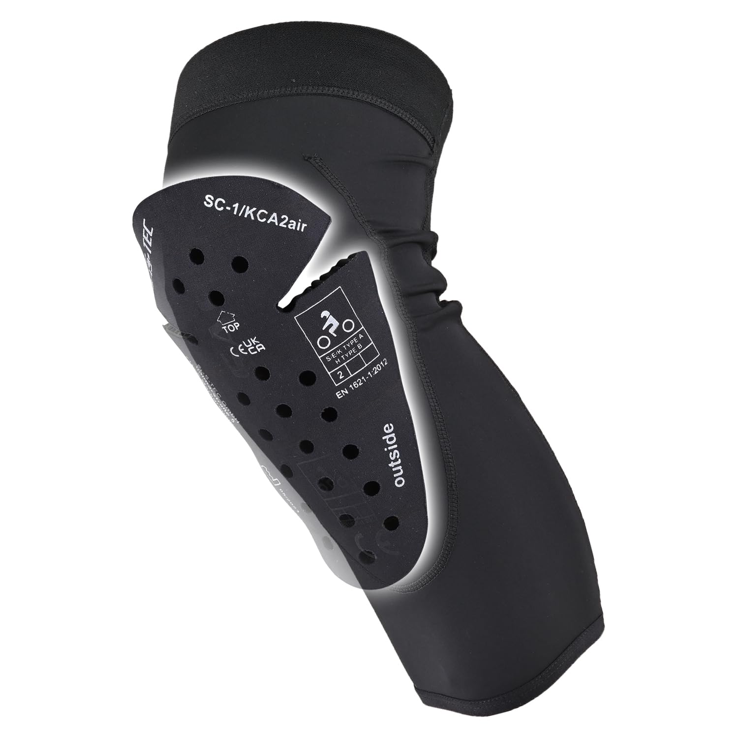 デイトナ(Daytona) バイク プロテクター 膝 トリプルフレックス 薄型 CEレベル2 瞬間硬化 スリムプロテクトガード/ひざ DP-004 Mサイズ 43991商品画像