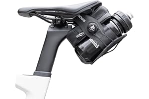 ROCKBROS Water-Resistant Bike Saddle Bag with Water Bottle Holder & Taillight Hanger – Large Capacity Rear Seat Pack for Road & Mountain Cycling