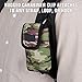 USA Gear Sunglasses and Eyeglasses Case - Clip On Sunglasses Case Fits Designer Glasses & Shades - Camo Green