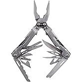 SOG PowerPint Mini Compact Stainless Steel Multi-Tool |18 Lightweight Specialty Tools & SOG Multitool Pliers Pocket Knife, St