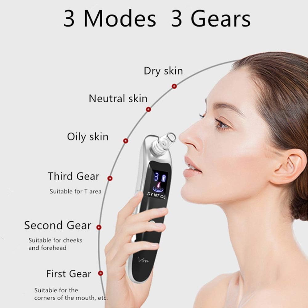 XQJJT Blackhead USB electric suction pores acne clean beauty instrument suction instrument ultrasonic shovel cleansing face wash