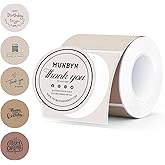 MUNBYN 2 Inch Thermal Labels Round, 2 Inch Thermal Label Stickers for Candle, Baking, 150 Sheets/1 Roll