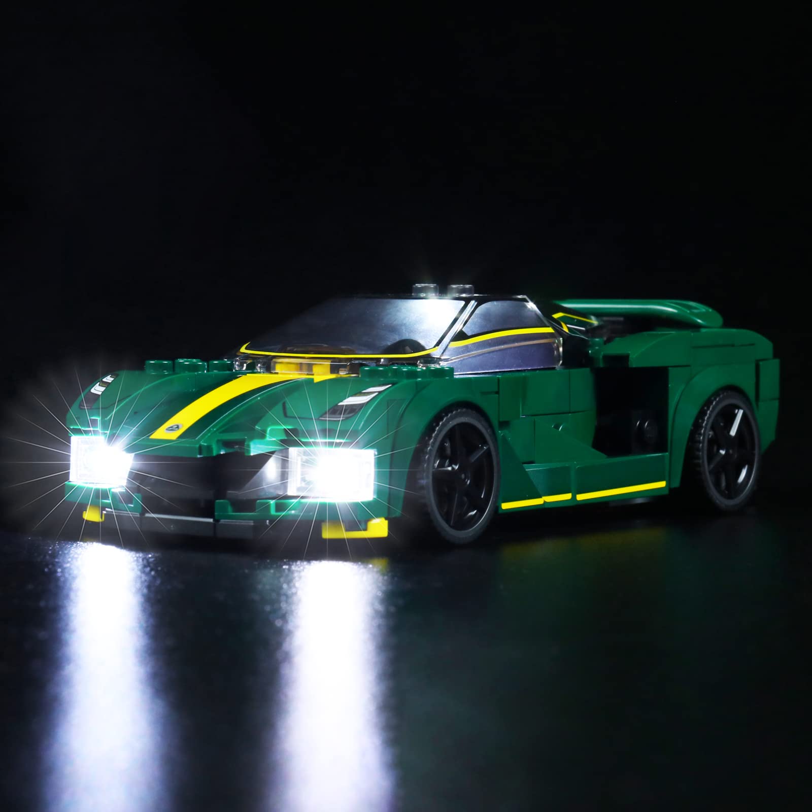 LocoLee Led Light Set for Lego Lotus Evija - Not Include Lego Models, Decoration Light Kit for Lego 76907 Lego Speed Champions Lotus Evija,Collectible Creative Gift — image 1