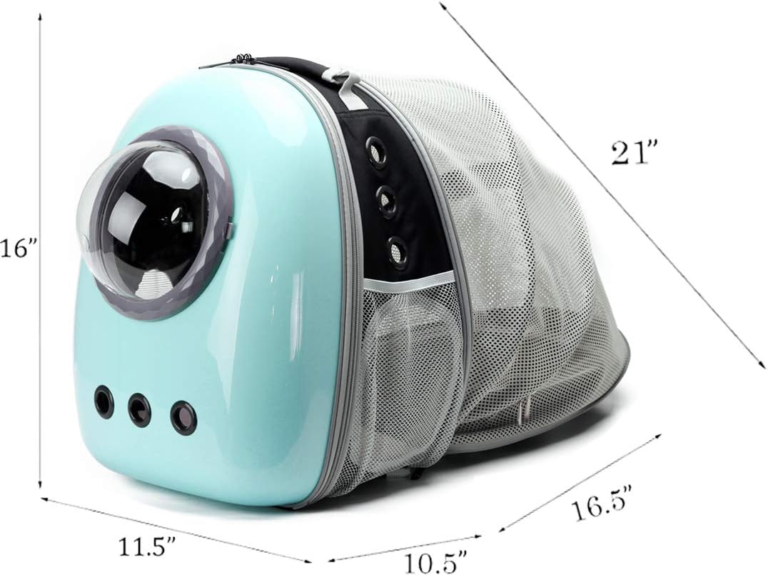 Expandable Cat Carrier Backpack for Cats Space Capsule Bubble Pet