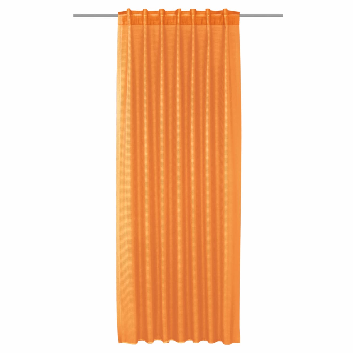 Ready-to-use curtain, 245 x 140 cm, terracotta