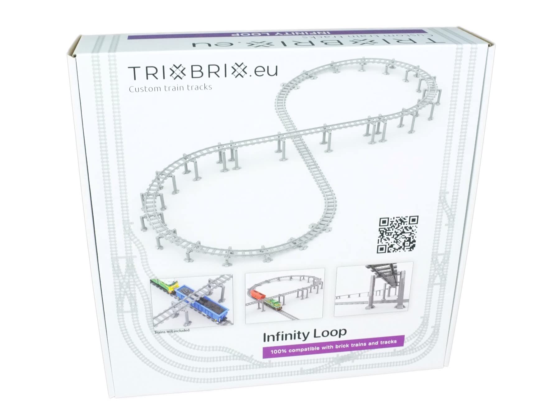 Trixbrix.eu Infinity Loop Compatible with Lego 60197 60198 10277 60205 60238
