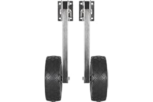 BRIS Inflatable Boat Transom Launching Wheels 10" Solid Wheels