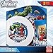 Zak! Designs Mealtime Set with Plate, Bowl and Tumbler featuring Avengers Assemble Graphics, Break-resistant and BPA-free plastic, 3 Piece Set
