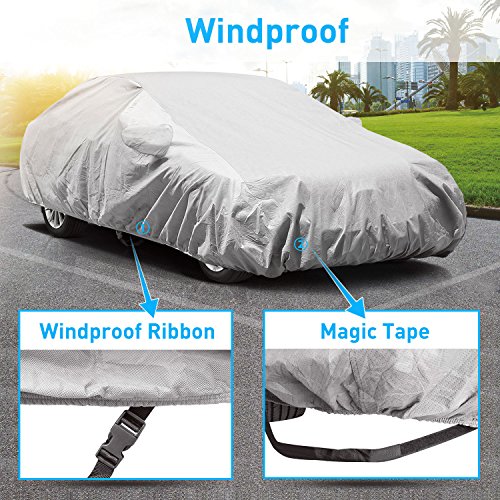 image for Custom Fit 2010-2018 Toyota Camry Car Cover, KAKIT 3 Layers Waterproof