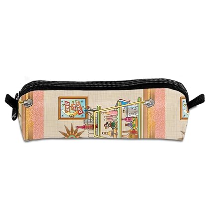 Amazon Com Ba Ixiaoyao Family Decoration School Pen Pouch Office