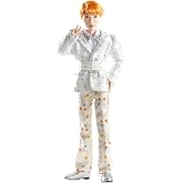 BTS Mattel Global Boy Band 11-in Prestige Fashion Jin Doll, Hand-Crafted Fashion, Collector's Item, Based on Bangtan Boys, Highly Articulated Figure
