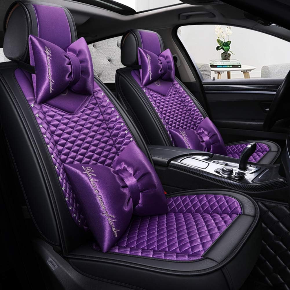 purple car seat