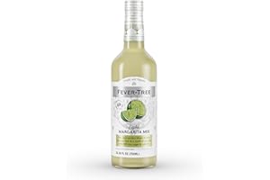 Fever-Tree Refreshingly Light Margarita Mix - Premium Quality Mixer - Refreshing Beverage for Cocktails & Mocktails. Naturally Sourced Ingredients, No Artificial Sweeteners or Colors - 25.4 Fl Oz Glass Bottle