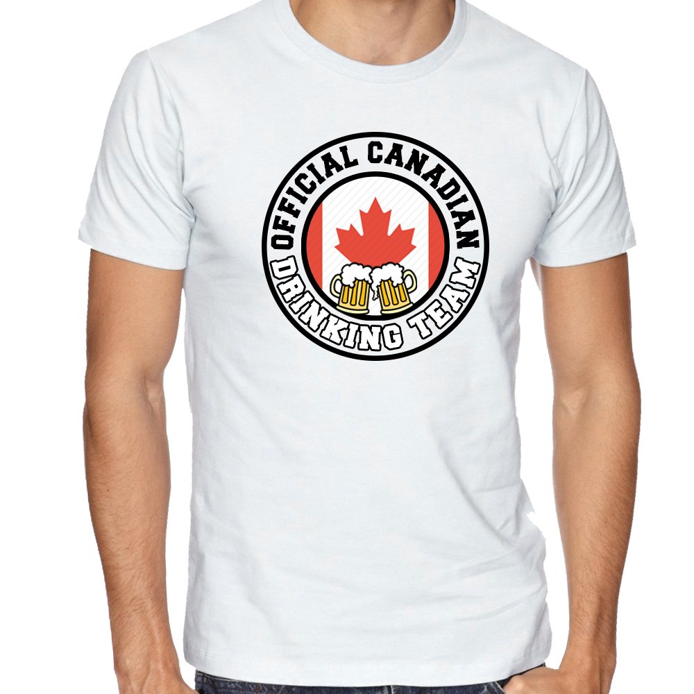 Canadian Fan Tshirt Drinking Team Tee Funny Canada Pride Shirt