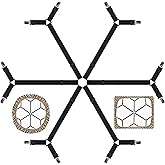 TGOOD Gift for Mum!Sheet Fasteners keepers-Adjustable Elastic Bed Sheet Holder Straps for Full,Queen,King Twin Bed,6 Way Cros