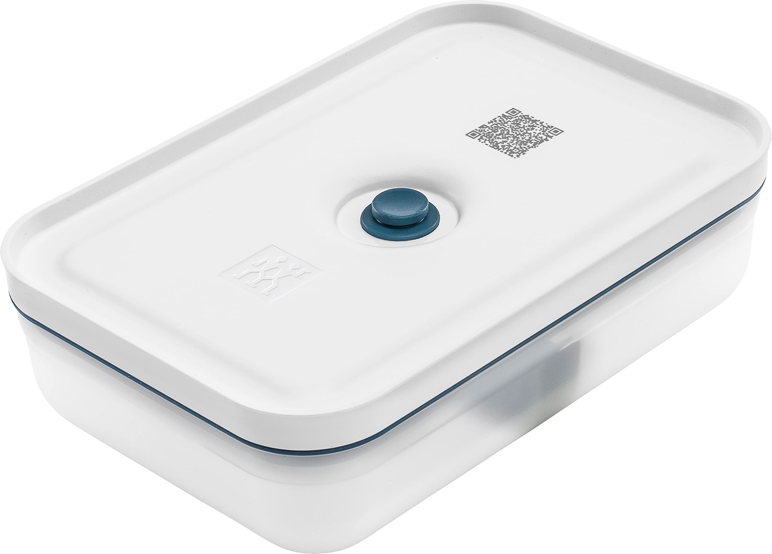 ZWILLING Fresh & Save Vacuum Lunch Box, L Flat, Plastic, Semitransparent-La Mer