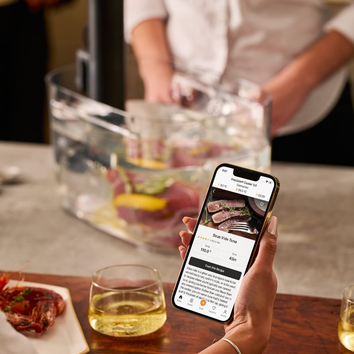 Anova Culinary Sous Vide Precision Cooker Nano 3.0 & ANVS01US00 Anova