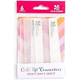 Erin Condren Designer Accessories - Planner Clear CoilClip Connectors (Set of 6) 4"