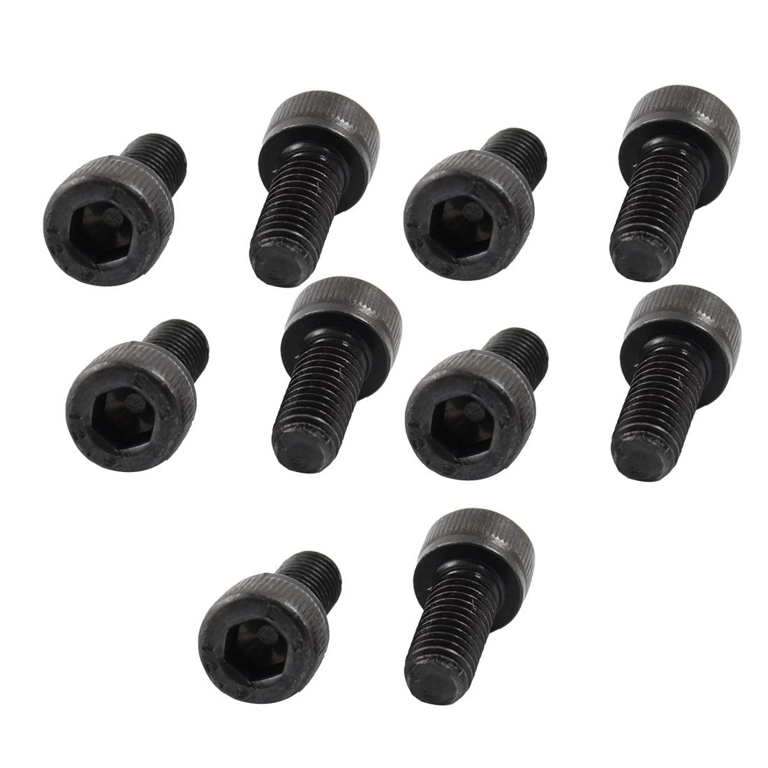 uxcell 10 Pcs M5X12 Metal Hex Socket Head Cap