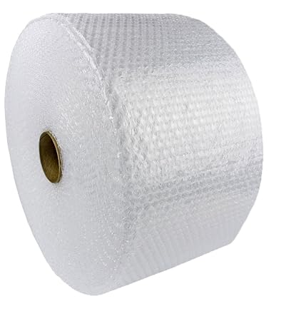 KADAX Luftpolsterfolie Rolle 100m 40cm Breit Bubble Knallfolie, Blisterfolie transparent 1 Rolle, Noppenfolie 40/100