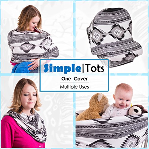 Baby Car Seat Canopy, Nursing Scarf, Breastfeeding Cover, Shopping Cart