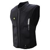 AIROBAG LITE VEST - Motorcycle Airbag Vest, Certified EN1621-4, Reusable, Protective Safety Gear for Bikers