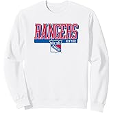 New York Rangers Faceoff White Officially Licensed Sweatshirt