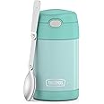 THERMOS FUNTAINER 16 Ounce Stainless Steel Vacuum Insulated Food Jar with Spoon, Mint