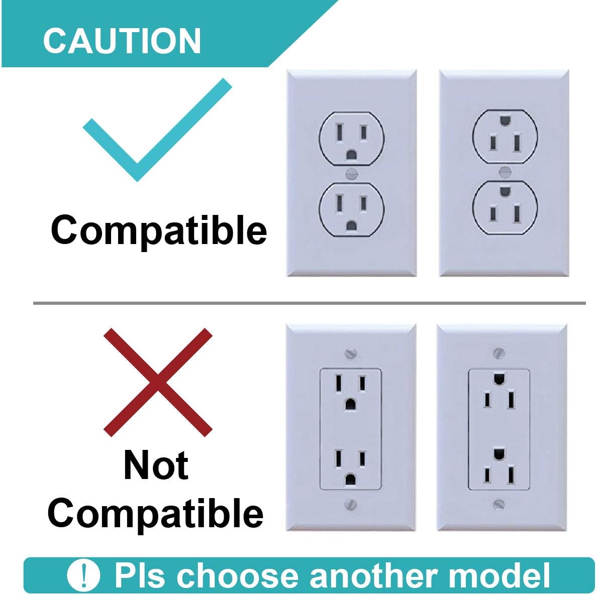 ALLICAVER Outlet Shelf, Power Perch with Built-In Cable Management, A Space Saving Solution for Google Home, Smart Speakers, Cellphones, Electric Toothbrush and More (White-standard) - - 