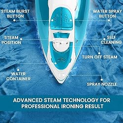 Utopia Home Steam Iron for Clothes With Non-Stick