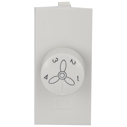 Anchor Roma Fan Step Regulator Tiny Eme 22546, White, 100W