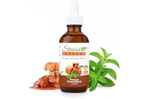 Stevia Select Caramel Flavored Liquid Stevia – Zero Calorie Coffee, Tea, Drink & Baking Sweetener, All-Natural, No Erythritol, Keto-Friendly Sugar Alternative, 300 Servings – 2 Oz