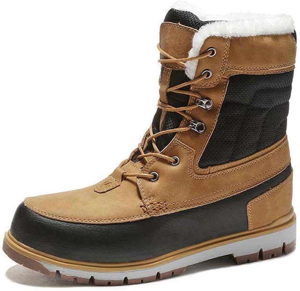 Polar Herren-Winterstiefel – Wasserdicht, Gefüttert, Mit Schnürung & Profilsohle Für Schnee & Kälte