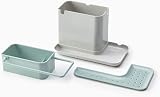 Joseph Joseph Caddy Kitchen Sink Organiser with Sponge Holder Stone Sage view 2