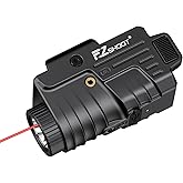EZshoot Light Laser Combo Rechargeable, Compact Flashlight with Slidable Rail Compatible with G-Lock and Picatinny Rail, Flas