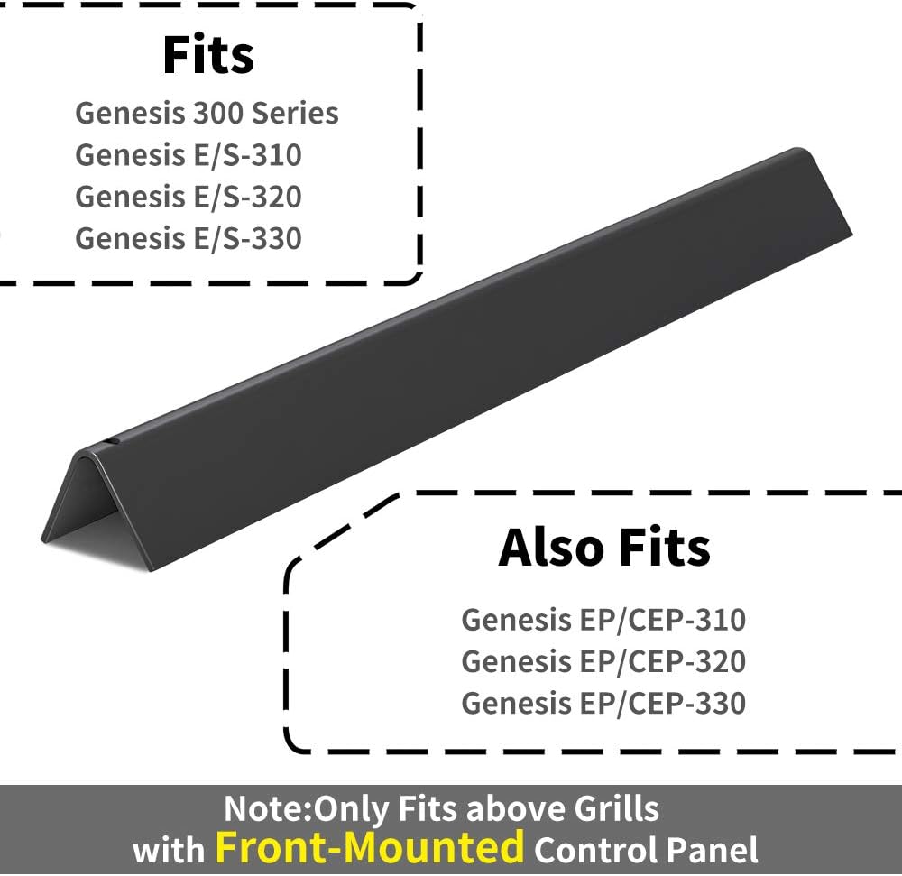 X Home 17.5 inch Long Lasting Flavorizer Bars for Weber Genesis 300 Series (2011-2016), Porcelain Steel, 7621 : Garden & Outdoor