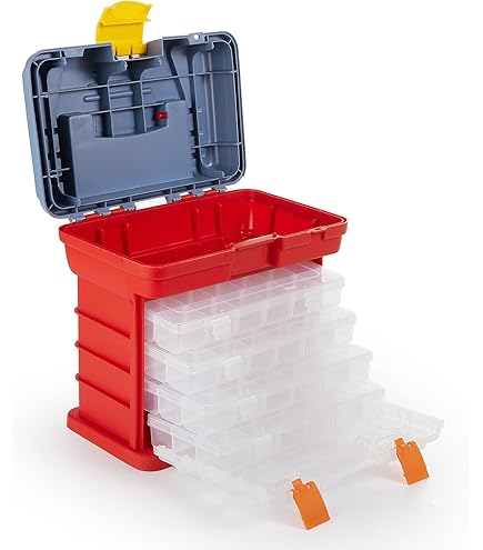 Maletín Herramientas Caja Organizadora Navaris Para Tornillos Y