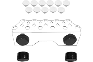 Saricho Coral frag Magnetic Holder, Magnetic Coral frag Plug Holder，,Magnetic Coral frag Rack，The Medium Magnetic Coral frag Holder Set with 11 Coral frag Plug Ceramic Bases