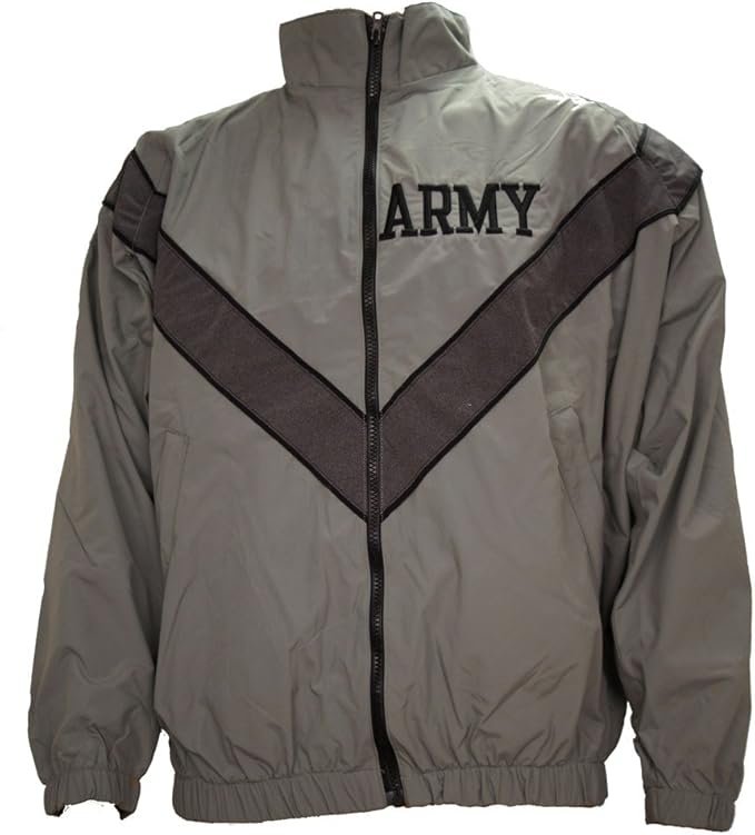 Amazon.com: Genuine Issue US Army PT Jacket Old Style Gray: Clothing
