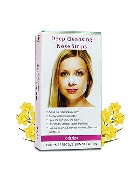 D+ Blackhead And Whitehead Removal Deep Cleansing Nose Strips (Pack Of 6 Strips)