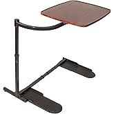 Stander Wonder Tray, Adjustable Swivel Table, Large Laptop Stand, Couch Desk, Side Tables &amp; Gaming Bench, TV-Trays for Eating on Couches, Chairs, Recliners, Walnut