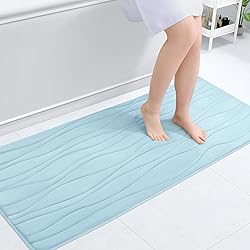 Buganda Memory Foam Bathroom Rug Mat 47x20, Extra