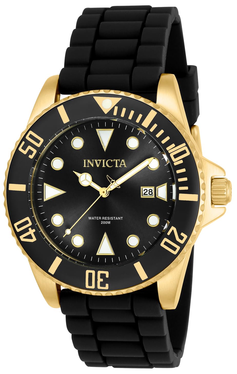 Invicta Pro Diver 90303 Men's Watch - Waterproof - Analogue - Quartz Movement - stainless steel with Black dial - 44mm — image 1