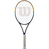Wilson Profile Adult Recreational Tennis Racket - Blue/Orange