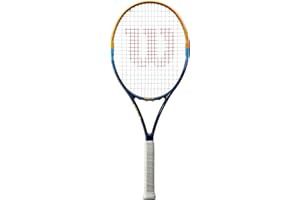 Wilson Profile Adult Recreational Tennis Racket - Blue/Orange